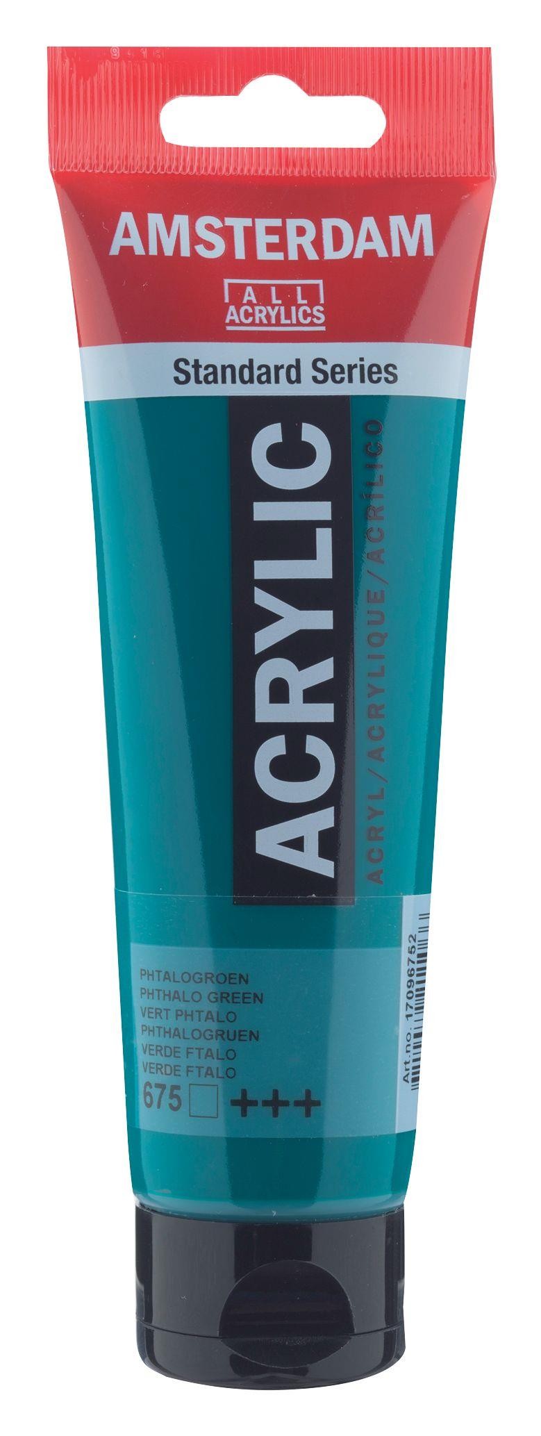 Acrilico amsterdam verde ftalocianina n675