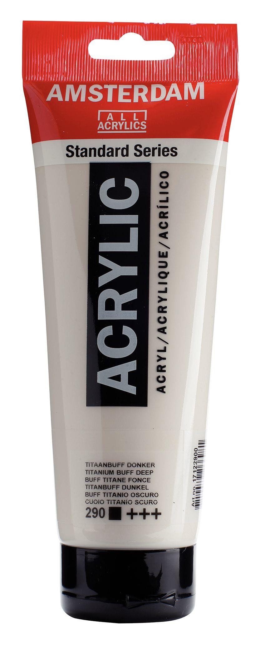 Acrilico amsterdam buff titanio oscuro n290