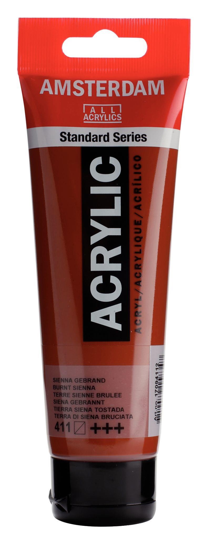 Acrilico amsterdam tierra siena tostada n411