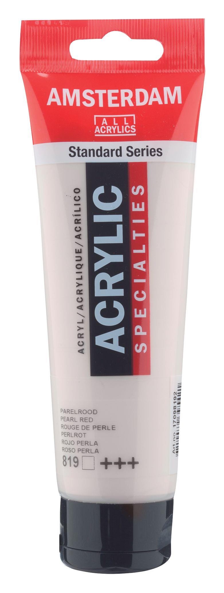 Acrilico amsterdam rojo perla n819
