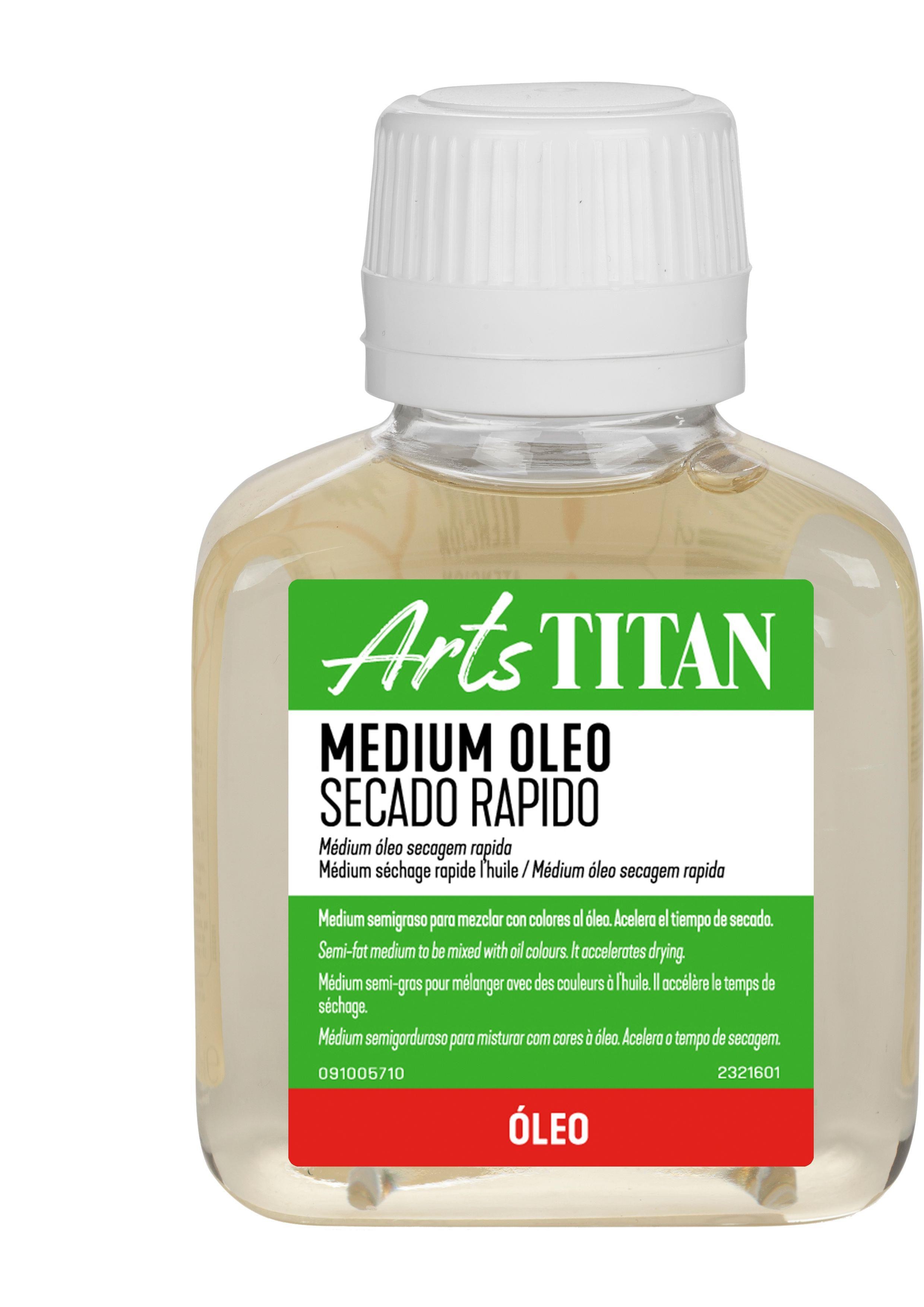 Medium oleo secado rapido titan 100 ml