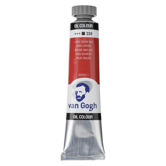Oleo van gogh rojo ingles n339