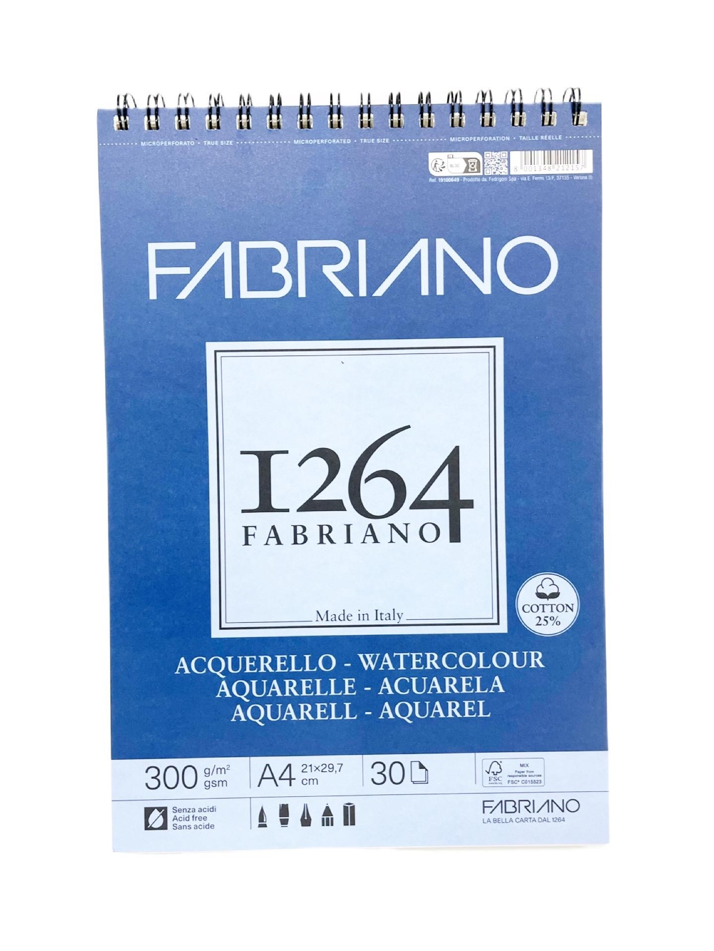 Bloc fabriano acuarela a4 300 gr