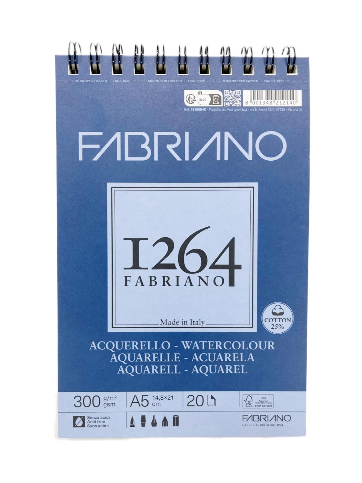 Bloc fabriano acuarela a5 300 gr