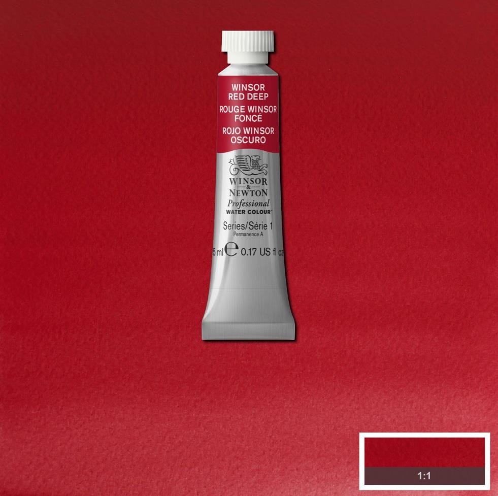 Acuarela wn professional tubo rojo winsor oscuro