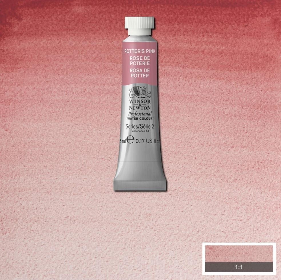 Acuarela wn professional tubo rosa de potter