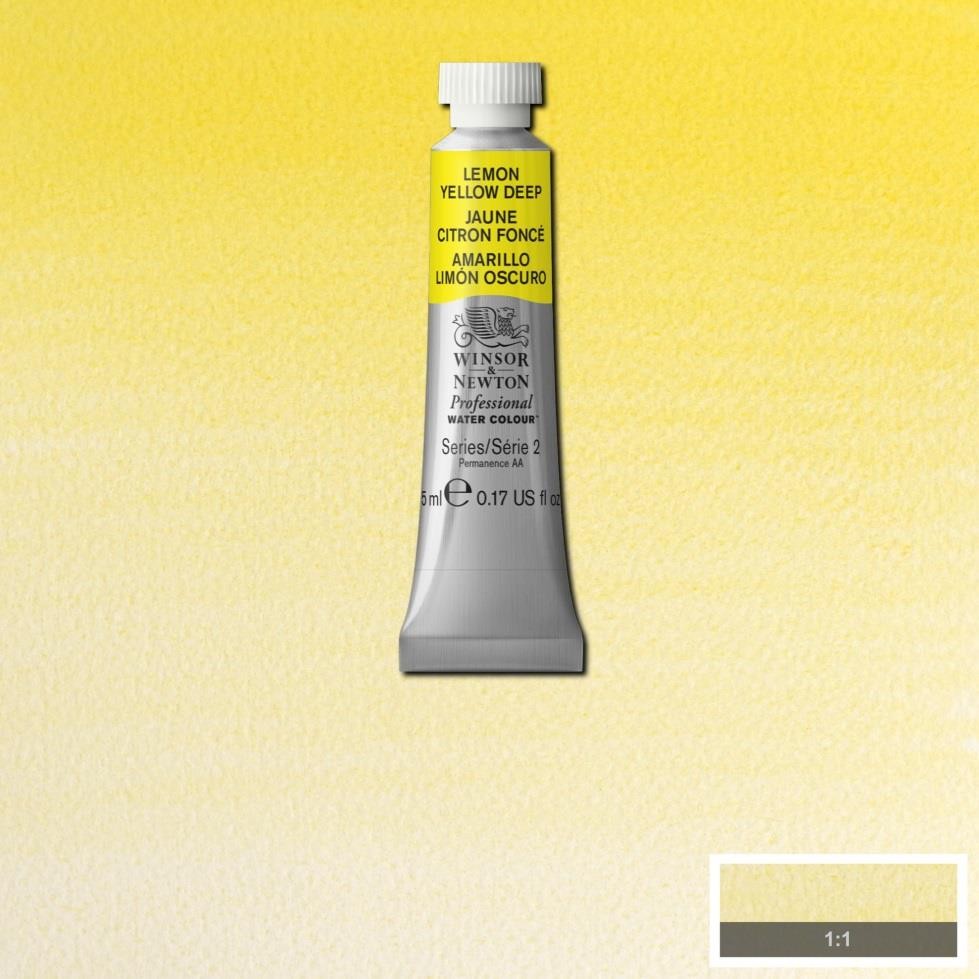 Acuarela wn professional tubo amarillo limon oscuro