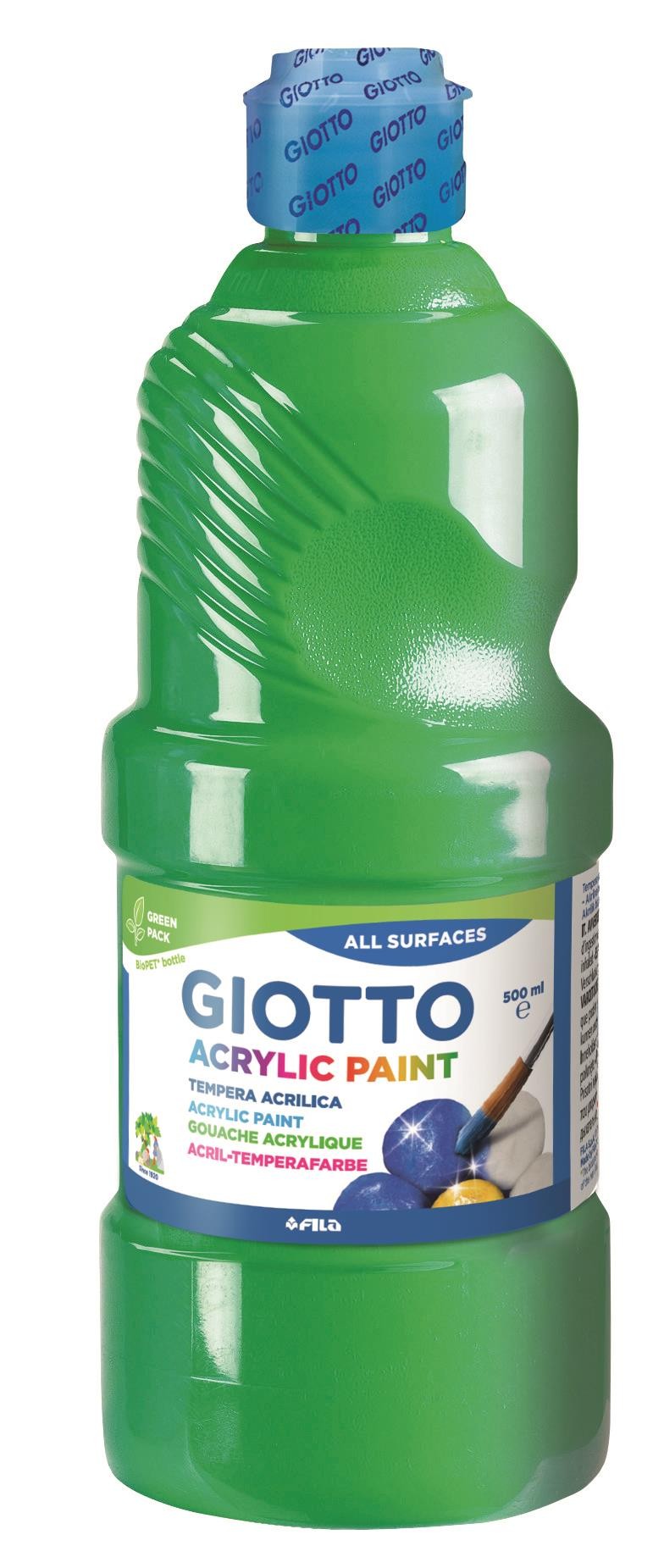 Tempera giotto 500 ml verde cinabrio