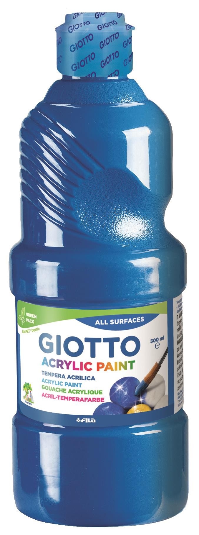 Tempera giotto 500 ml azul cyan