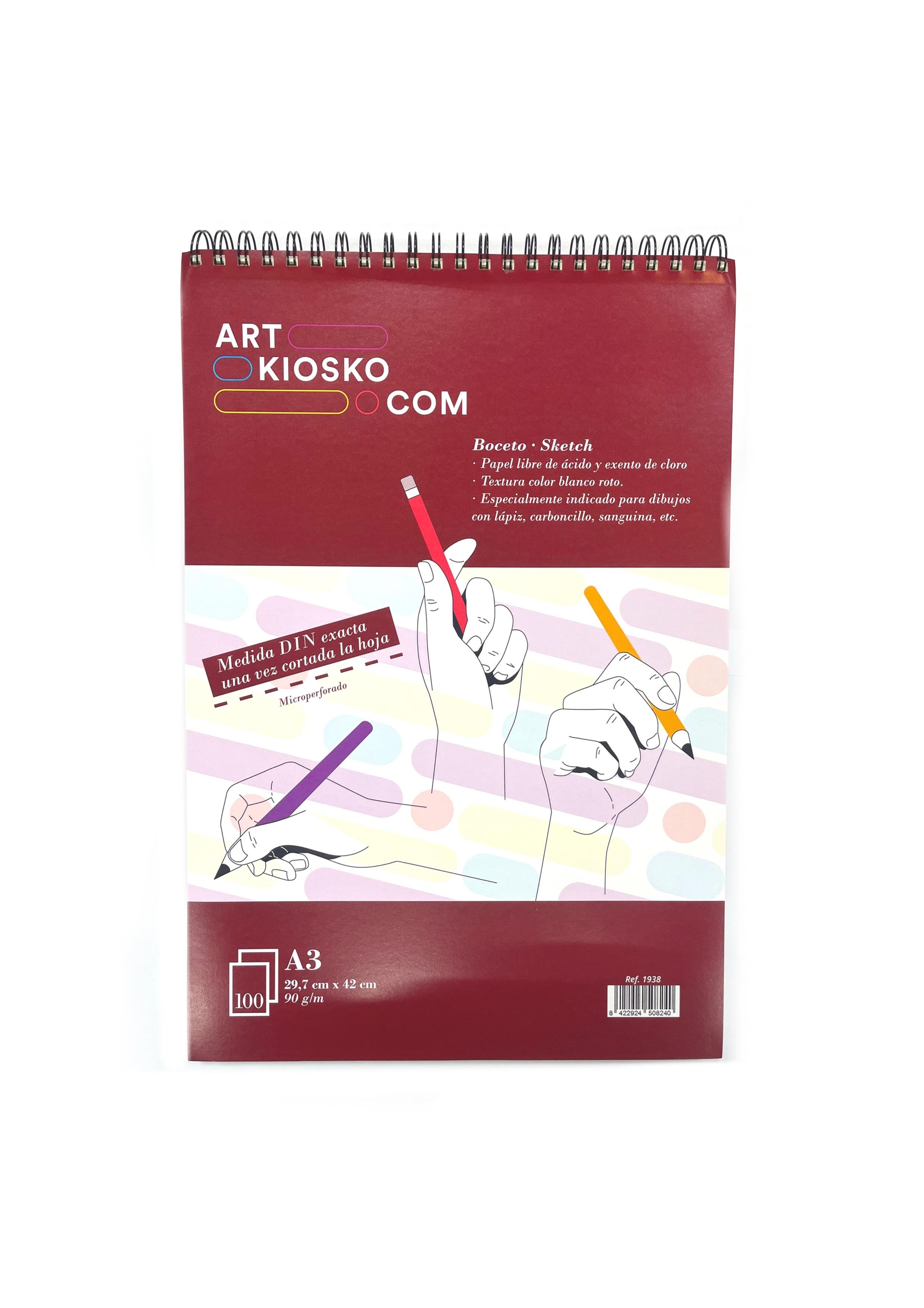 Bloc artkiosko esbozo a3 100 h 90 gr