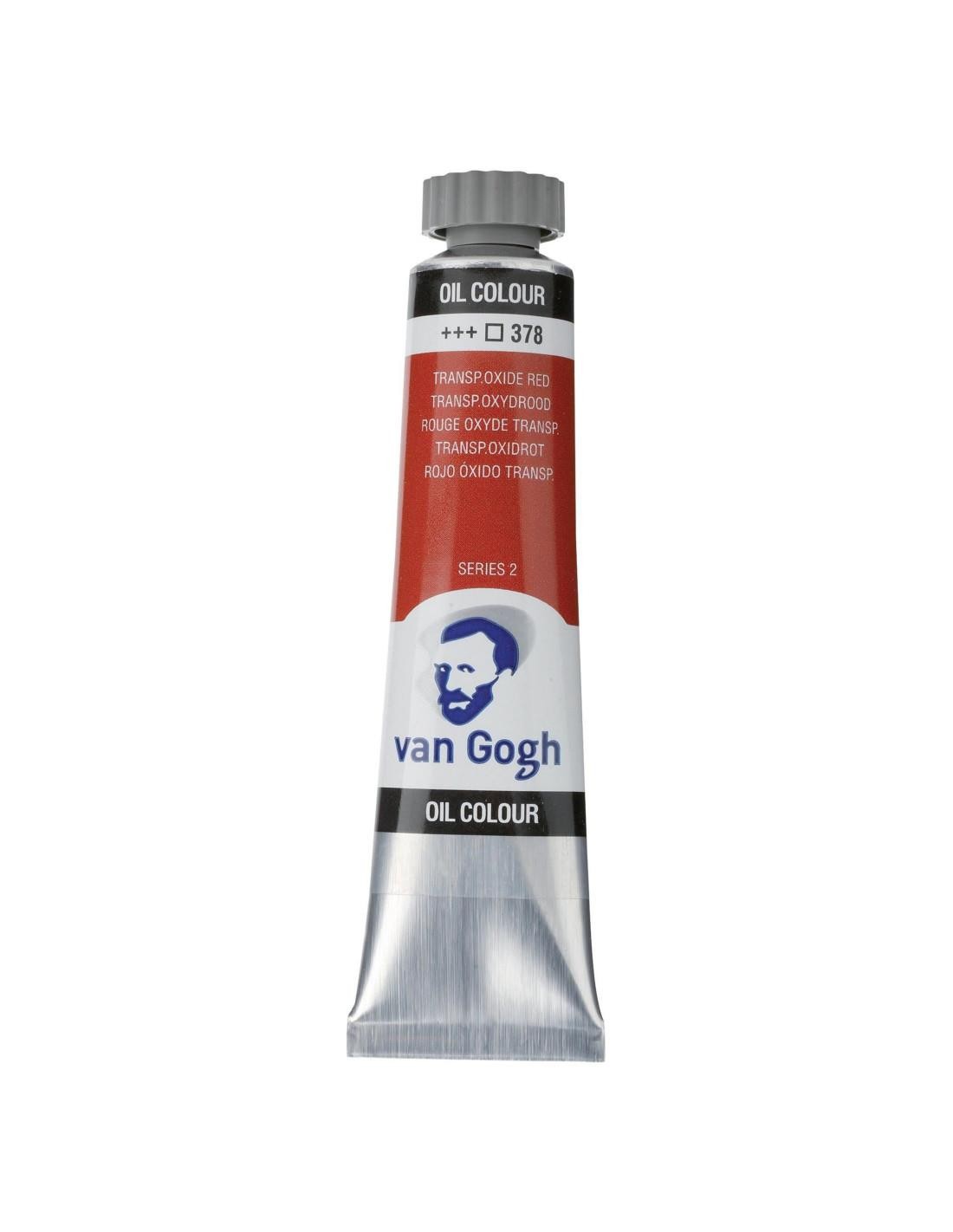 Oleo van gogh rojo oxido transparente n378