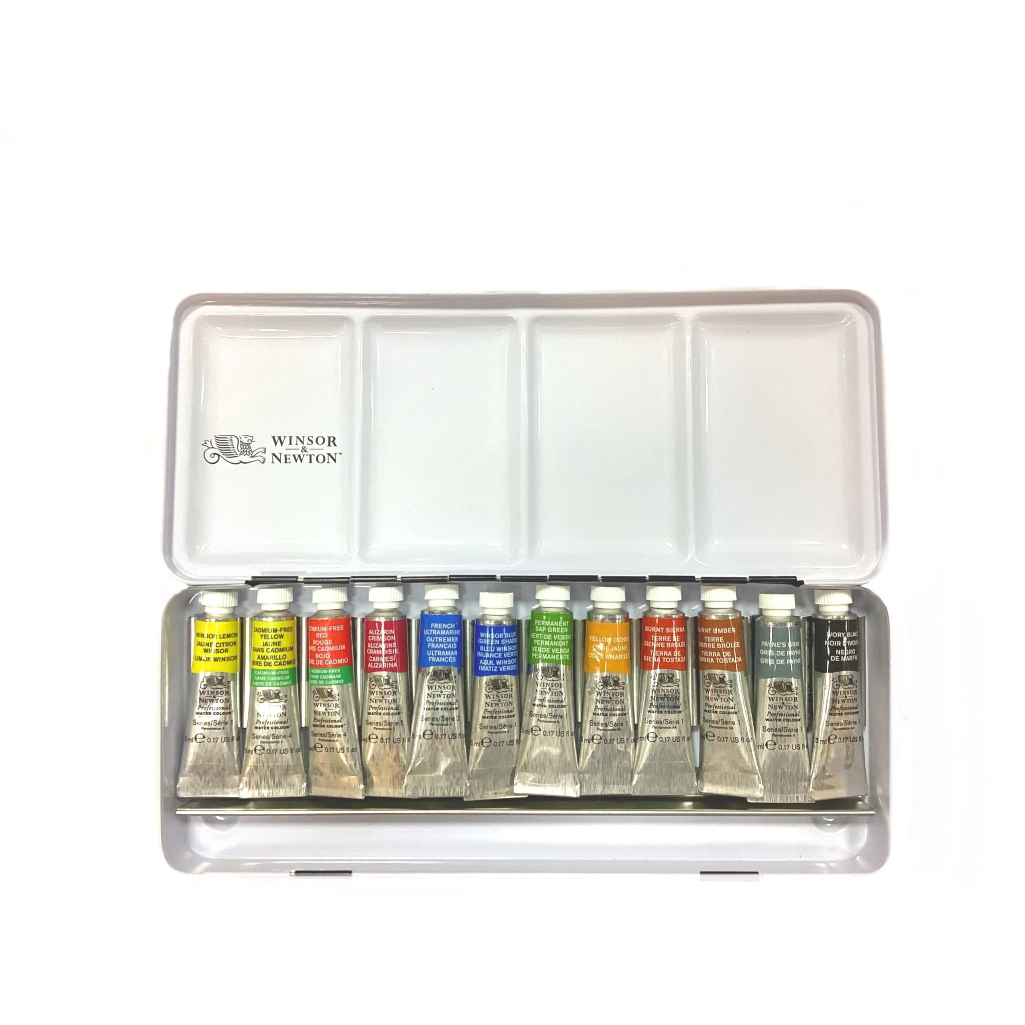 Caja acuarelas wn metal 5 ml 12 unidades