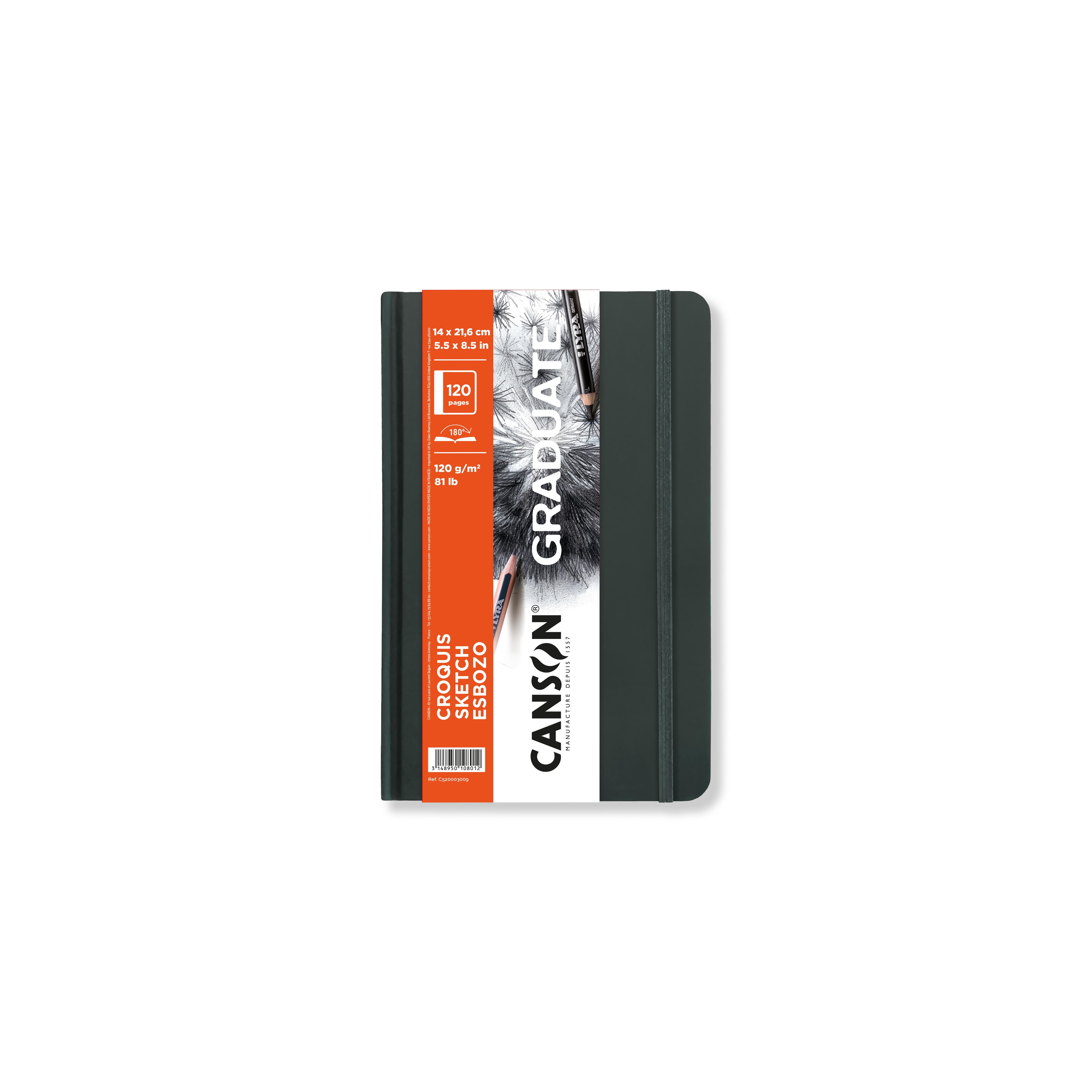 Bloc canson graduate esbozo 14x216 cm 120 gr
