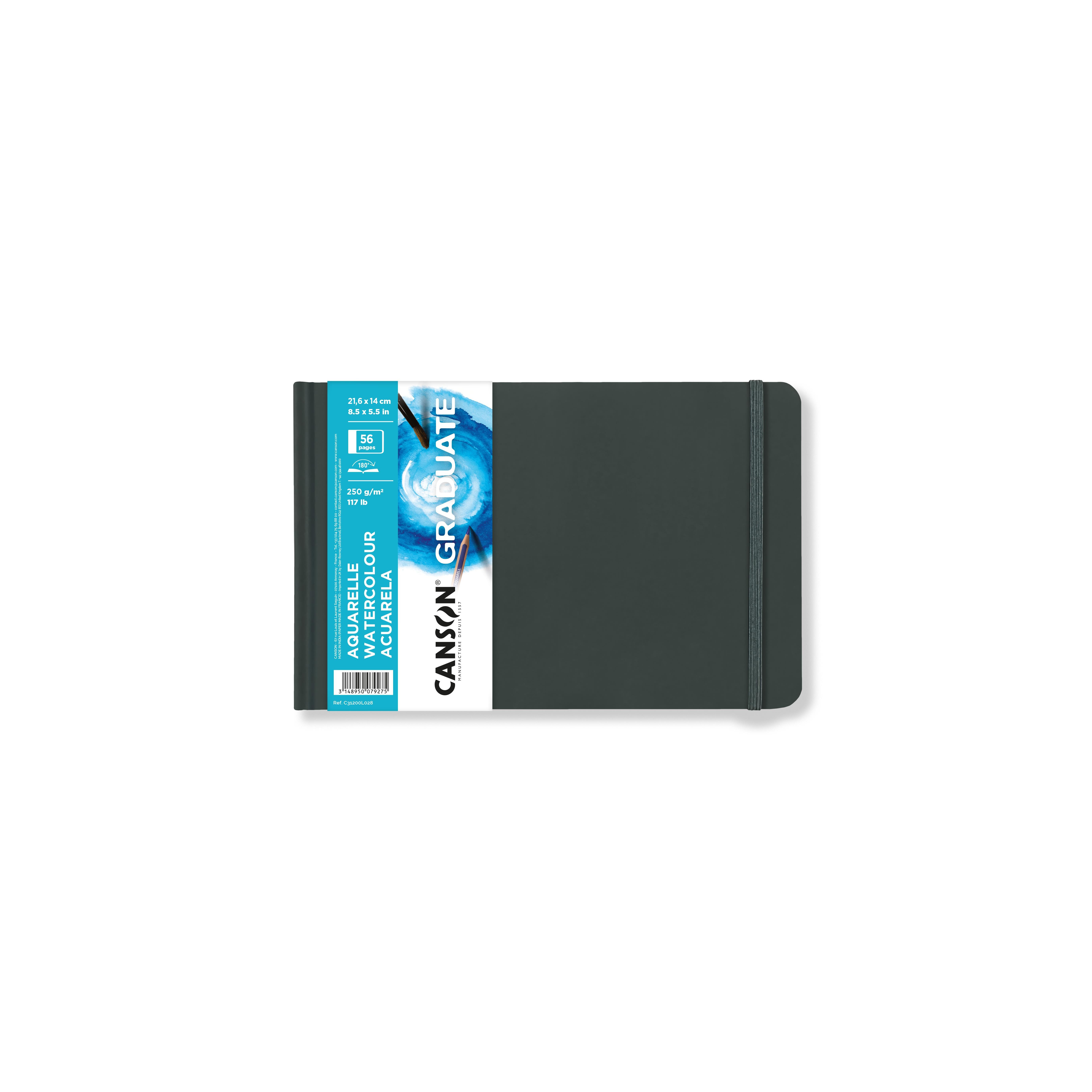 Bloc canson graduate acuarela 216x14 cm 250 gr