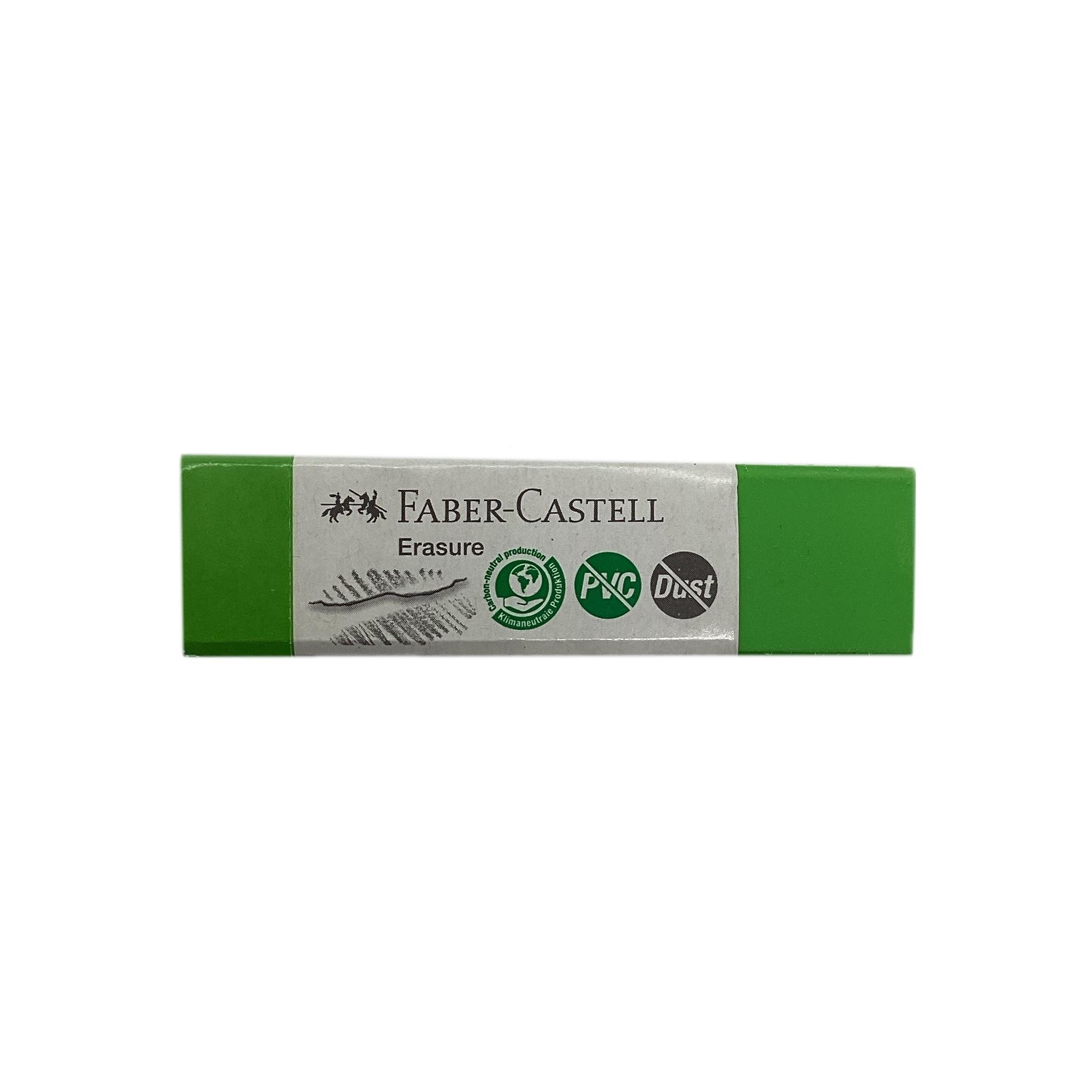 Goma faber castell verde