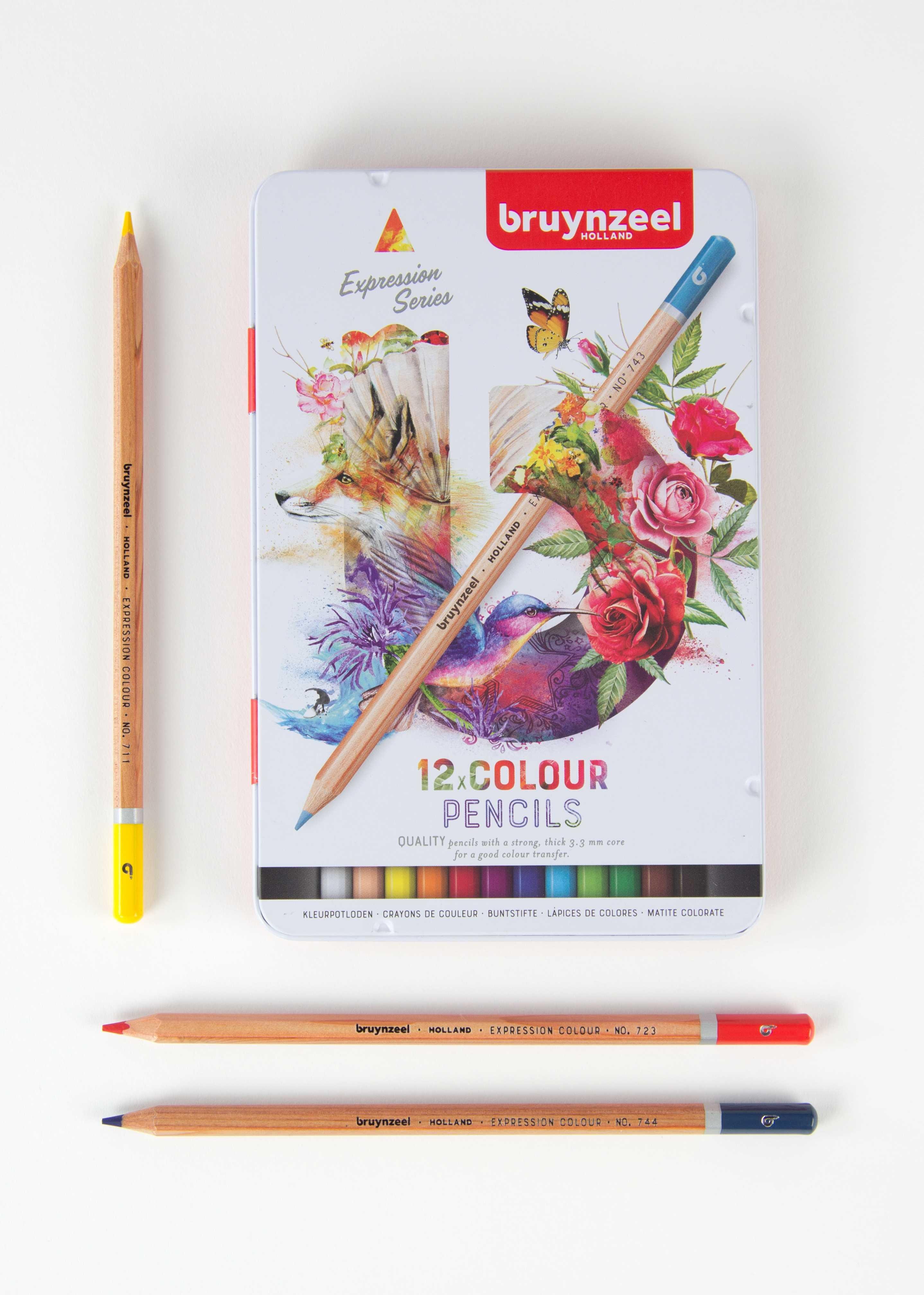 Caja lapices bruynzell colores 12 unidades