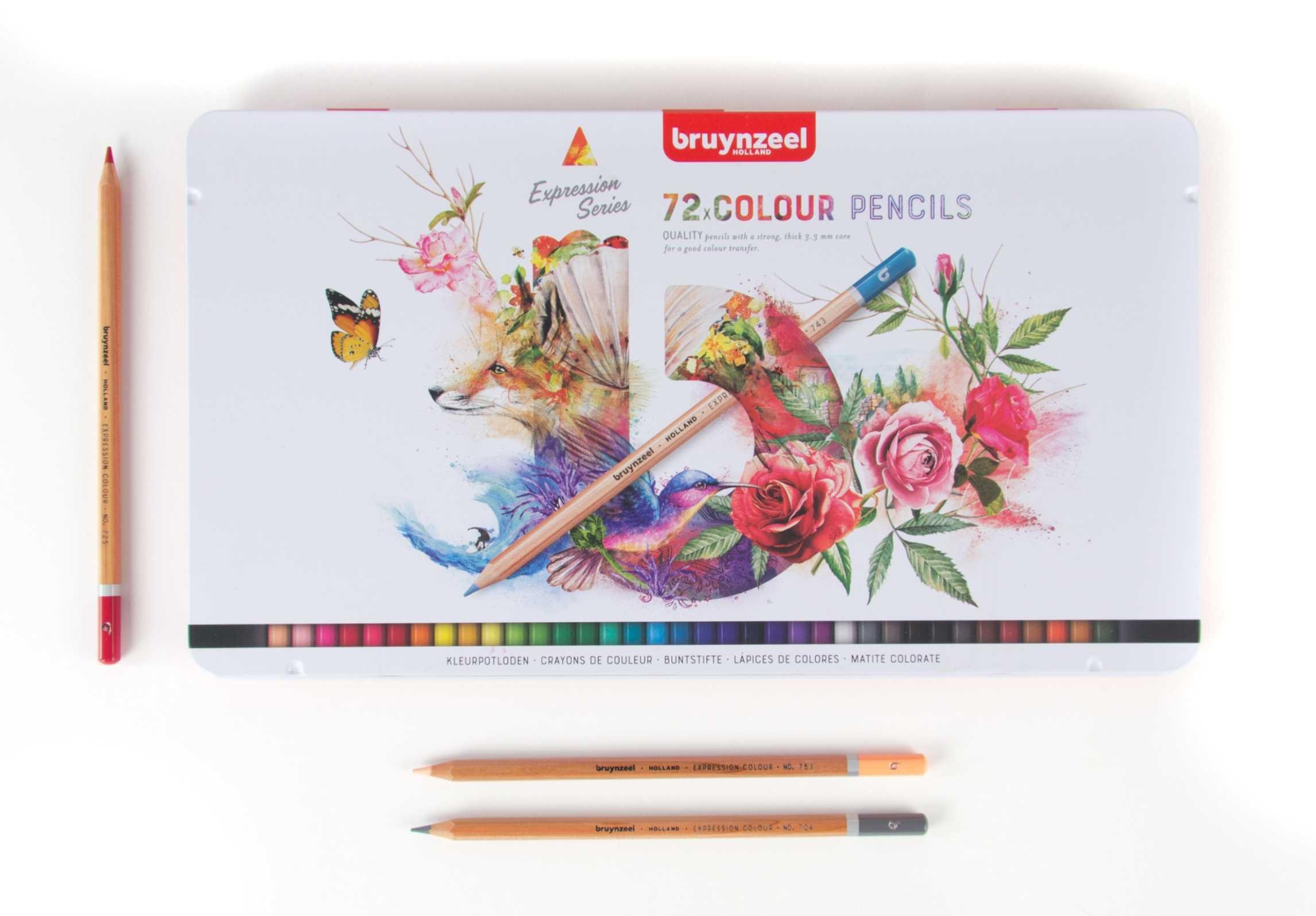 Caja lapices bruynzell colores 72 unidades