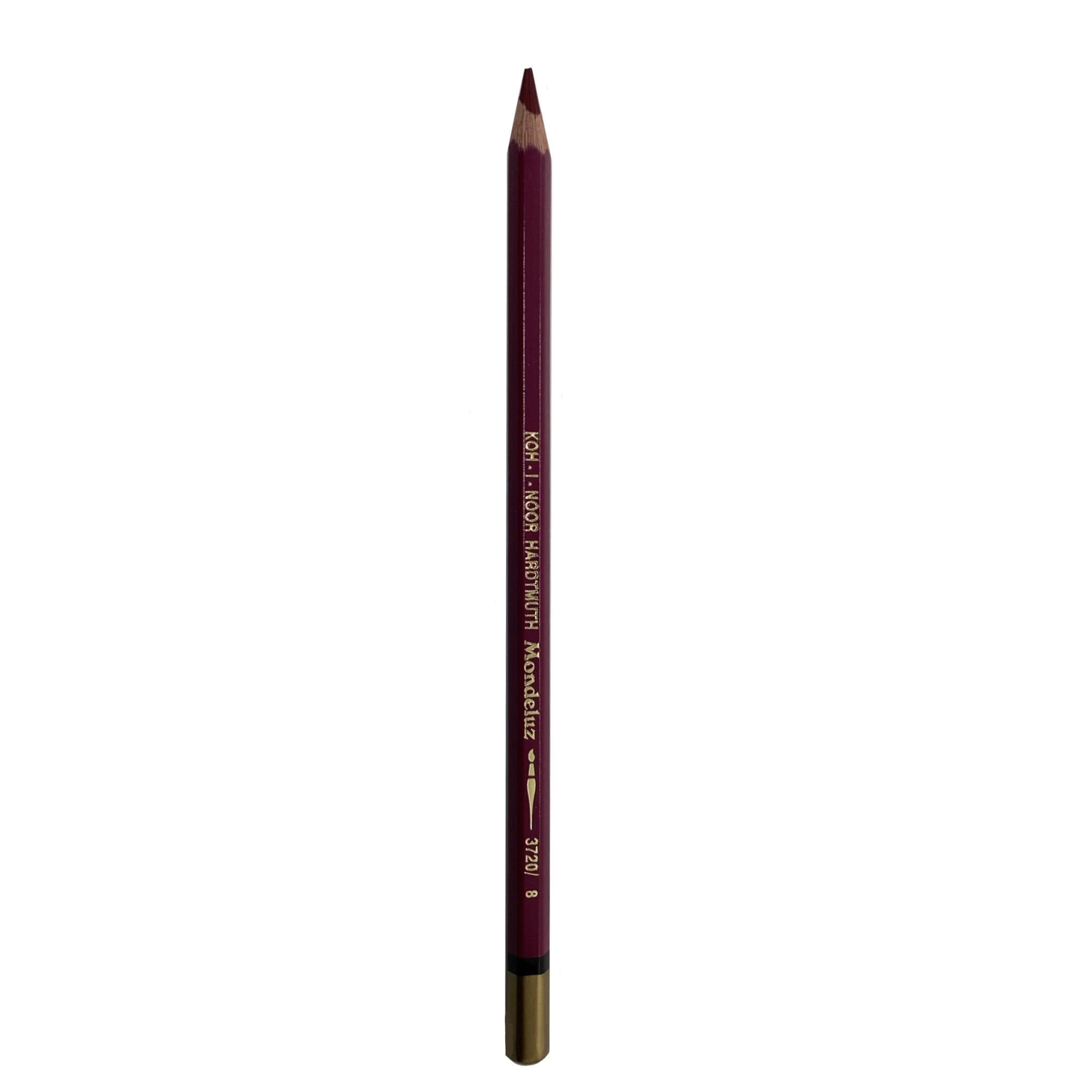 Lapiz acuarelable mondeluz rojo burdeos n8