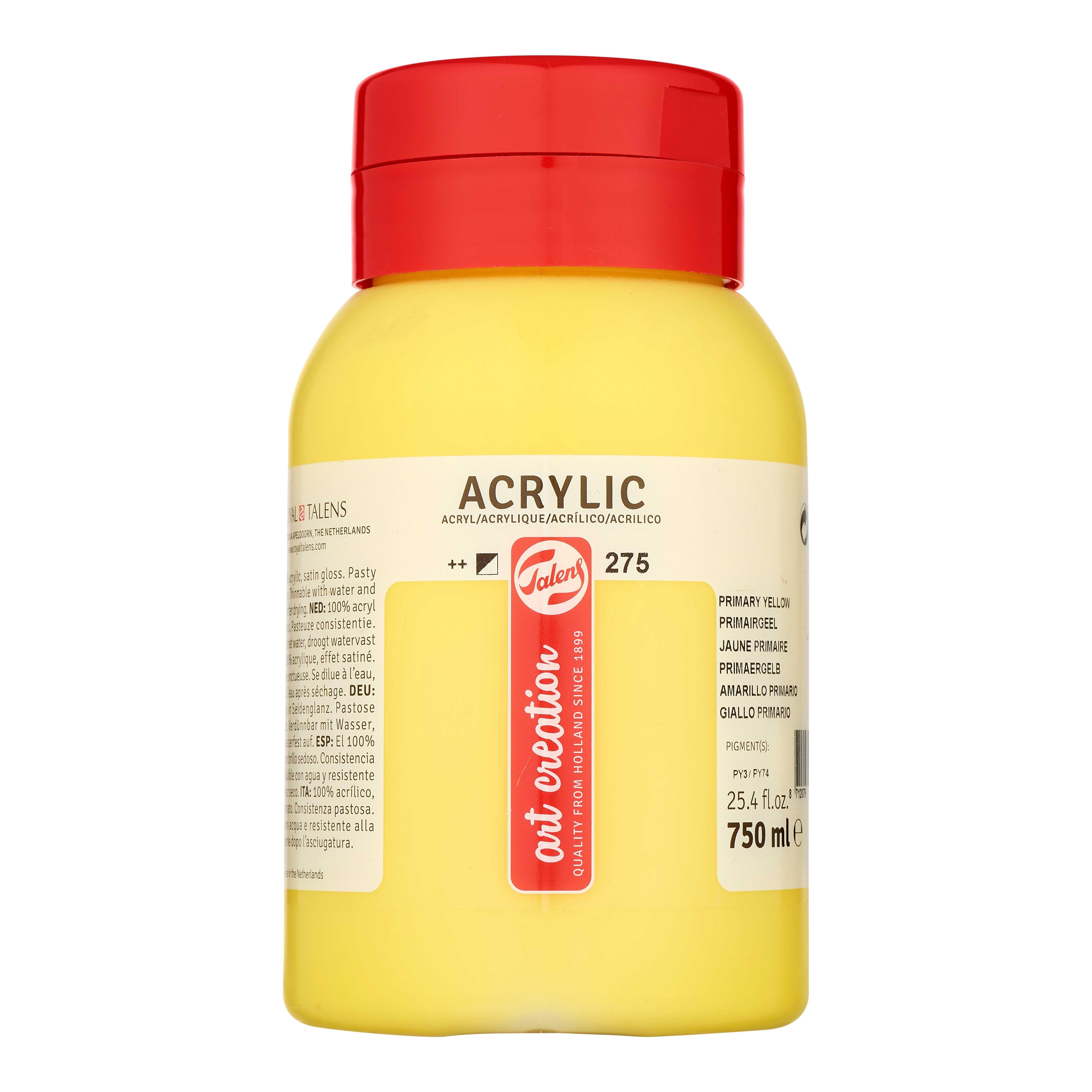 Acrilico art creation 750 ml amarillo primario n275