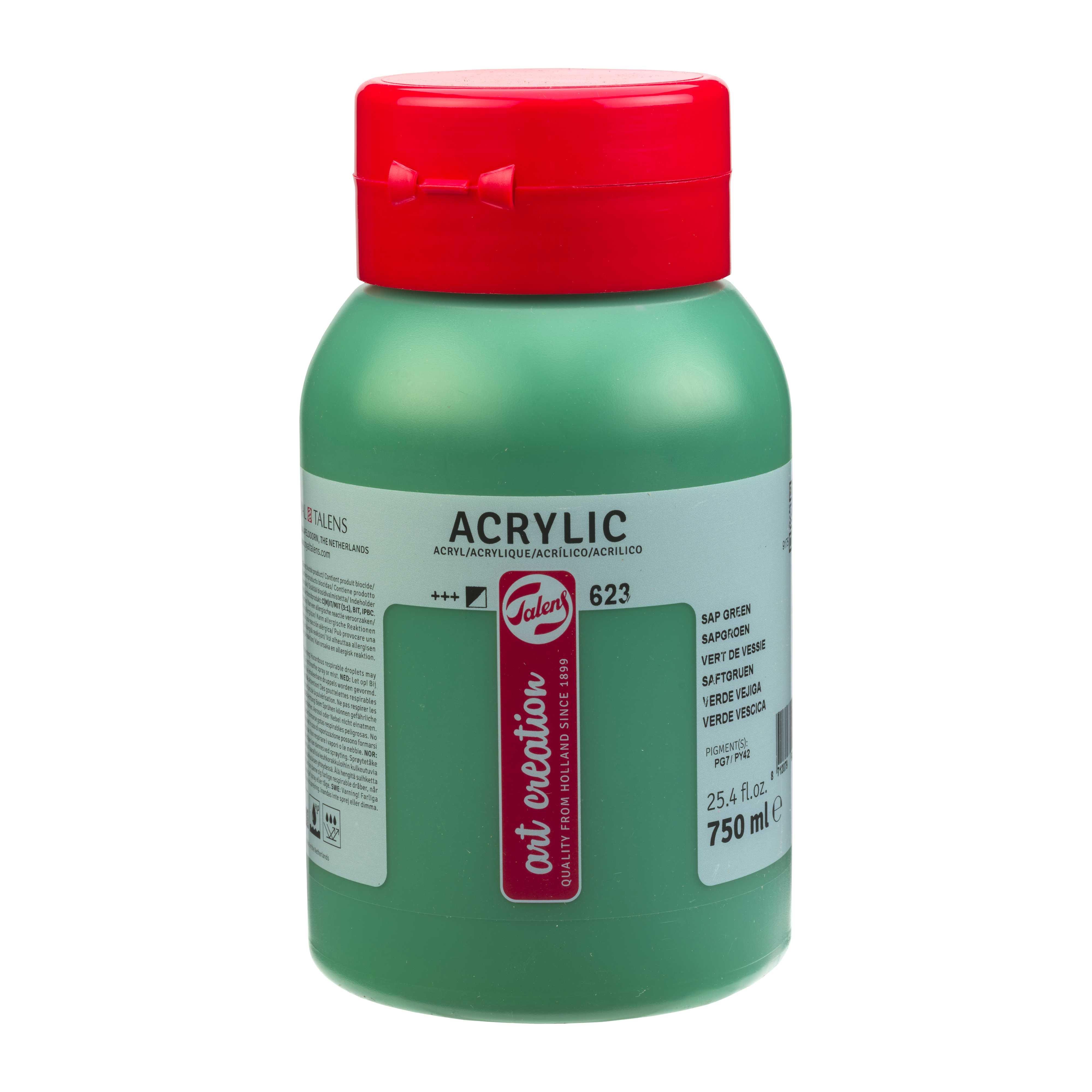 Acrilico art creation 750 ml verde vejiga n623