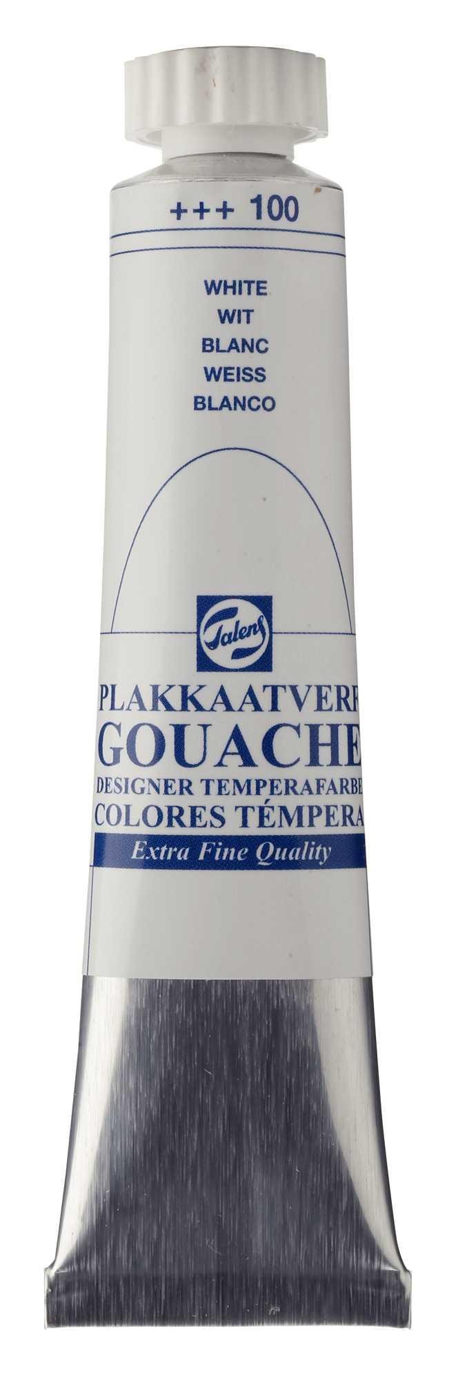 Gouache talens tubo 20 ml blanco n100
