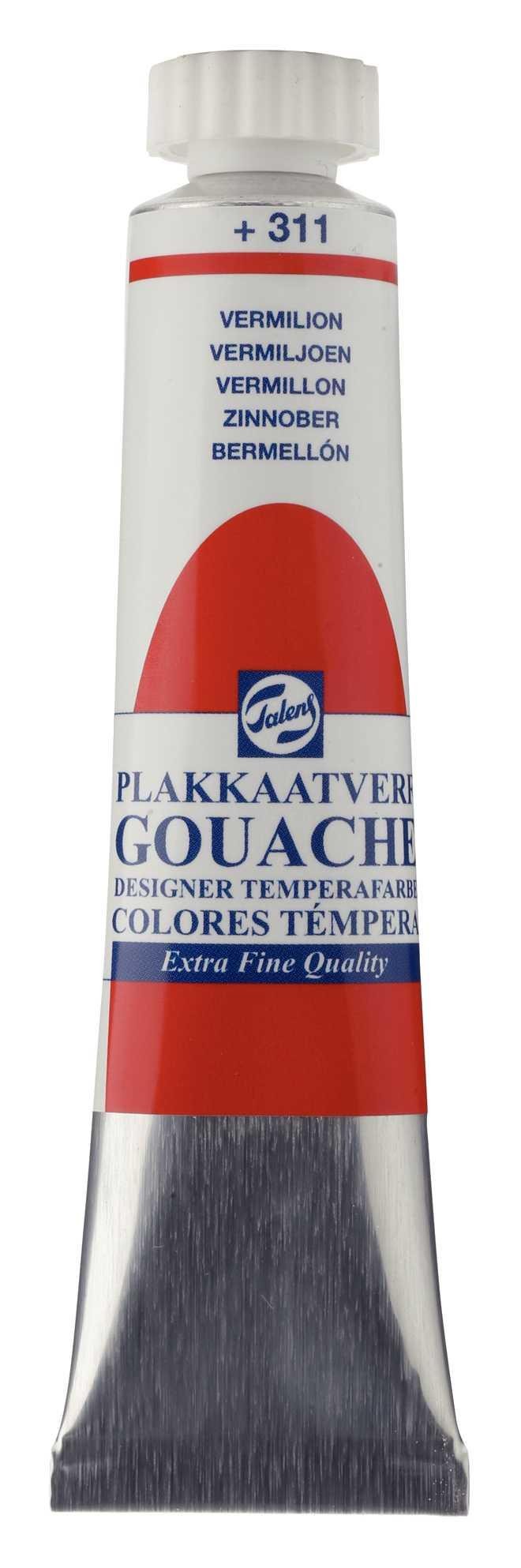 Gouache talens tubo 20 ml bermellon n311
