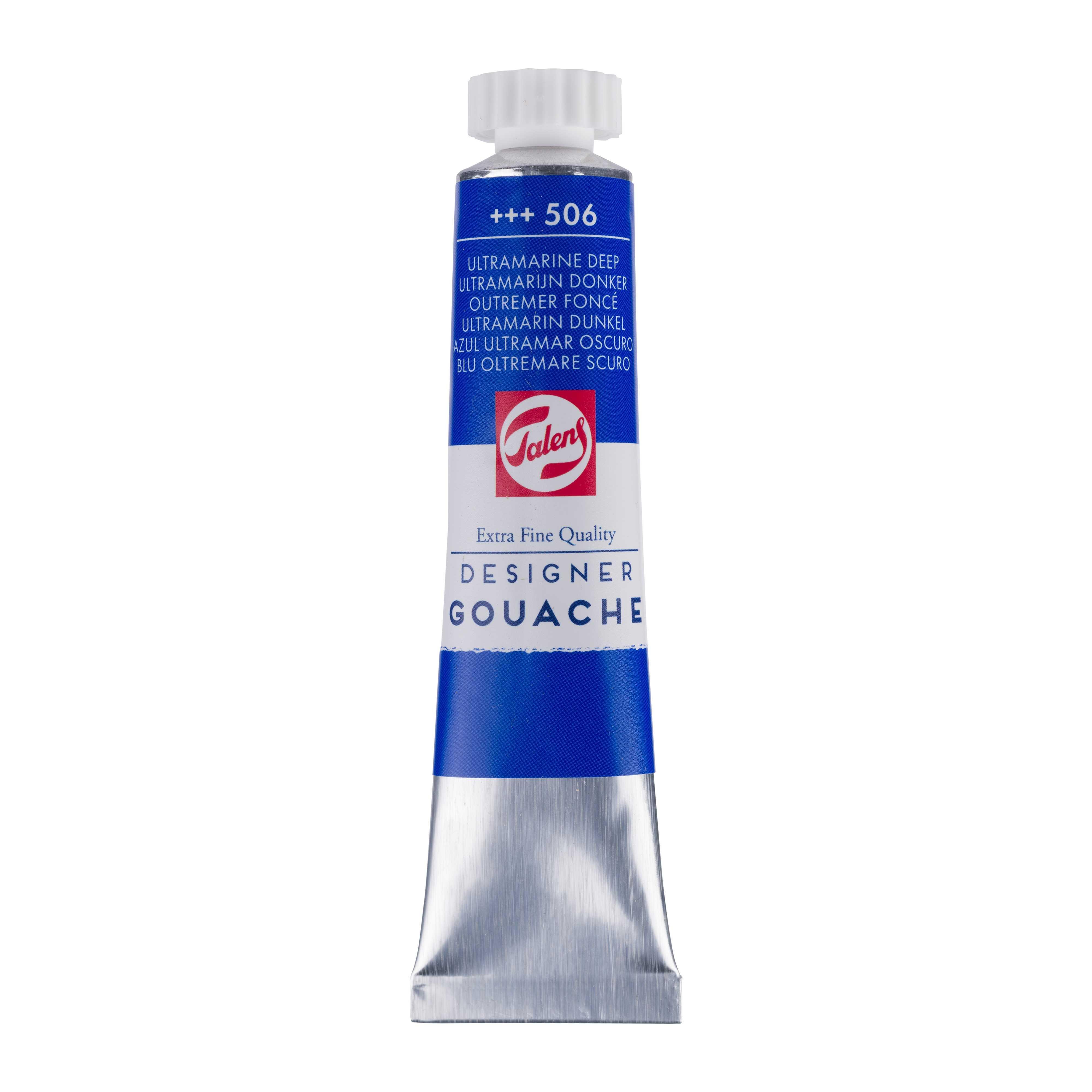 Gouache talens tubo 20 ml azul ultramar oscuro n506