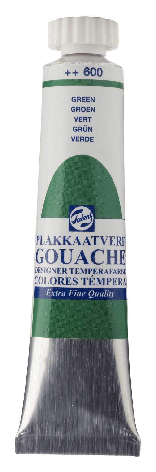 Gouache talens tubo 20 ml verde n600
