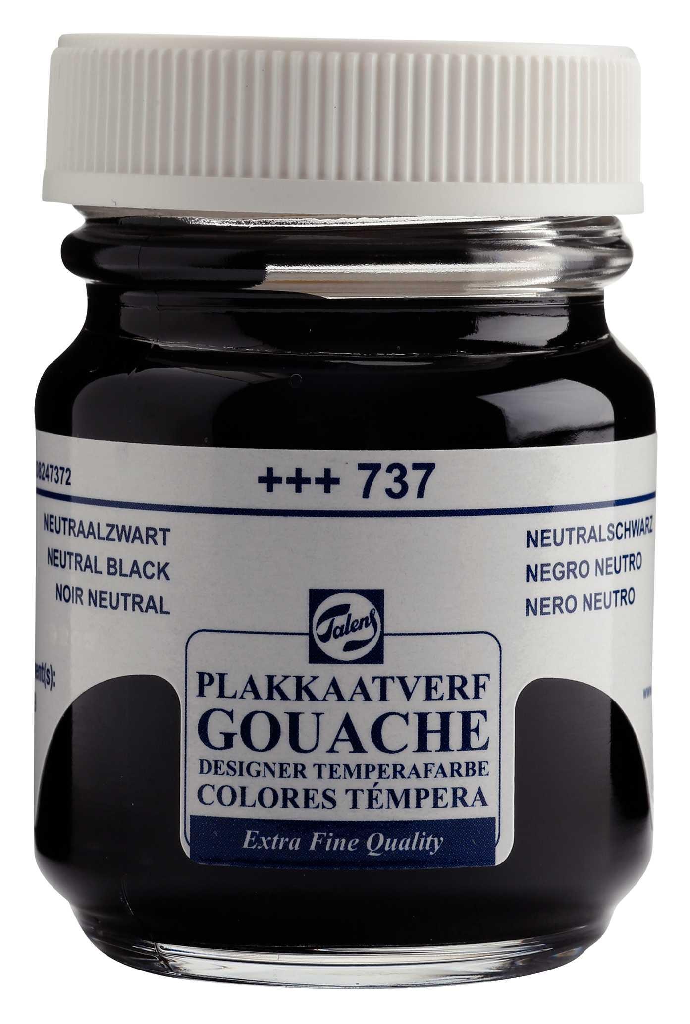 Gouache talens frasco 50 ml negro n701
