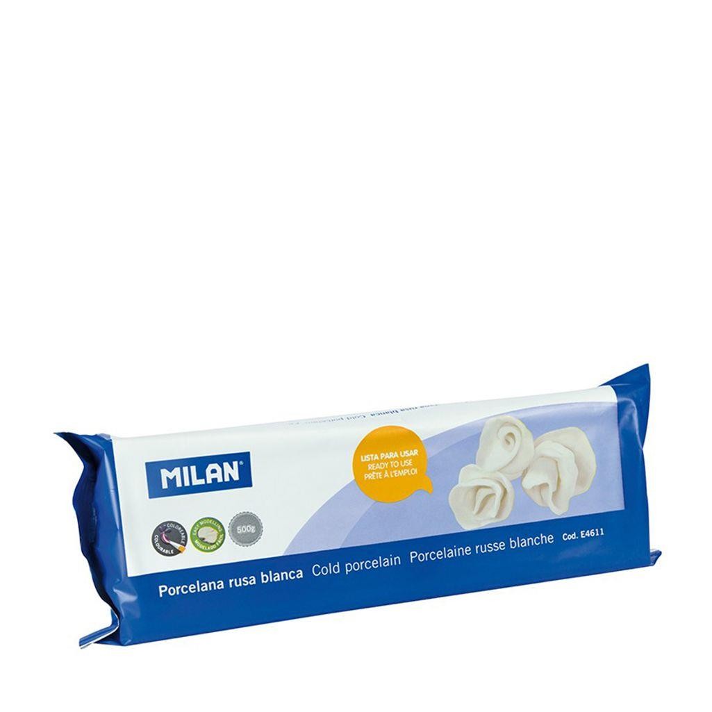 Porcelana rusa milan blanca 500 gr.