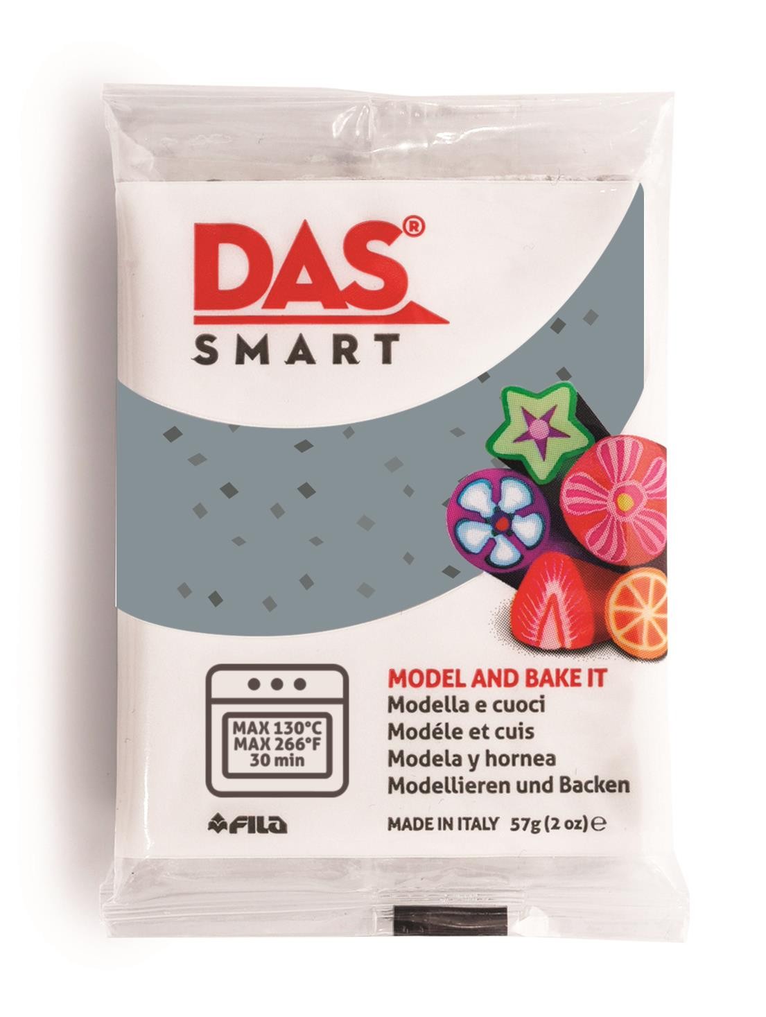 Pastilla arcilla polimerica das smart 57 gr granito
