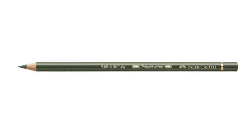 Lapiz faber-castell polychromos verde oxido de cromo opaco