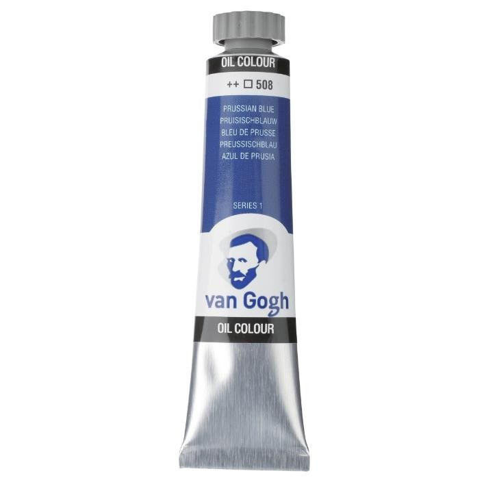 Oleo van gogh azul prusia n508