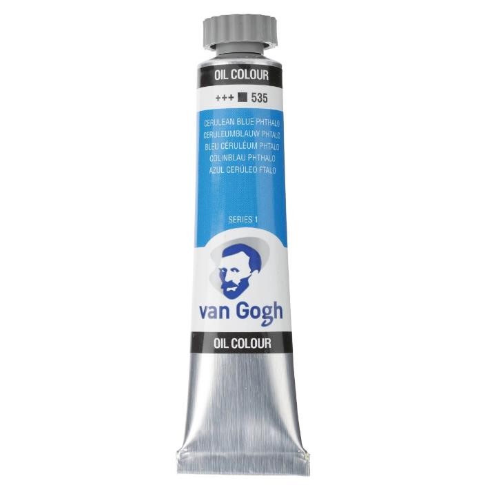 Oleo van gogh azul ceruleo ftalocianina n535