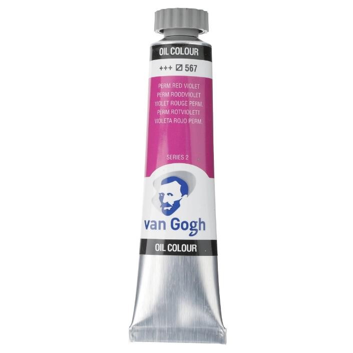Oleo van gogh violeta rojo permanente n567