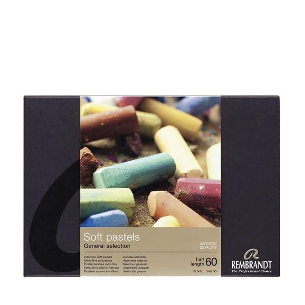 Caja pasteles rembrandt medios 60 unidades