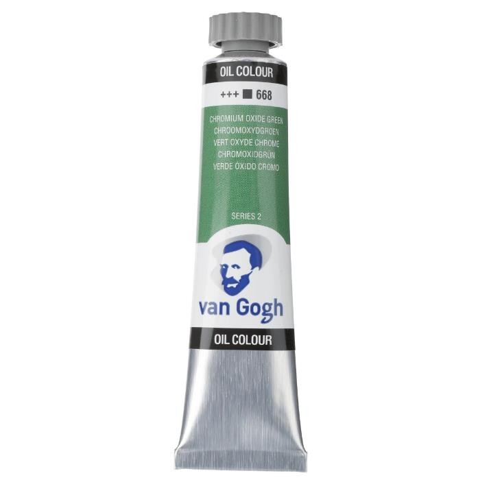 Oleo van gogh verde oxido cromo n668