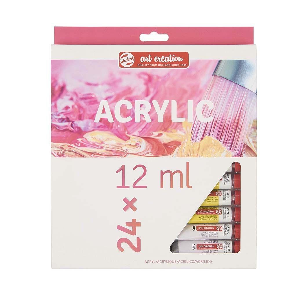 Caja acrilicos art creation 12 ml 24 unidades