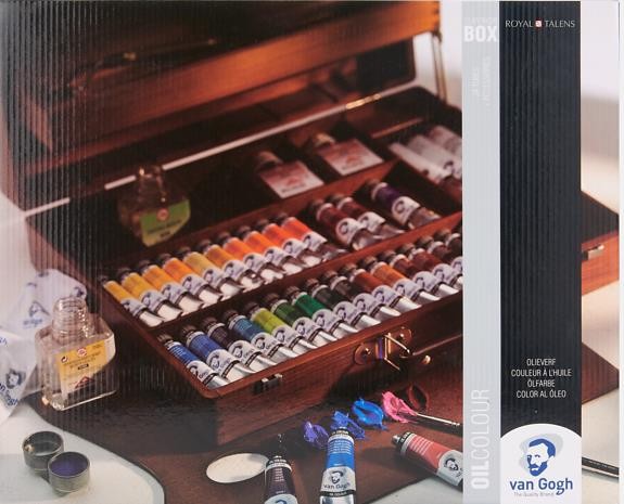 Caja oleos van gogh madera 20 ml 32 unidades