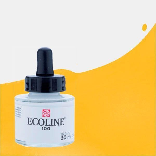 Acuarela liquida ecoline 30 ml amarillo oscuro