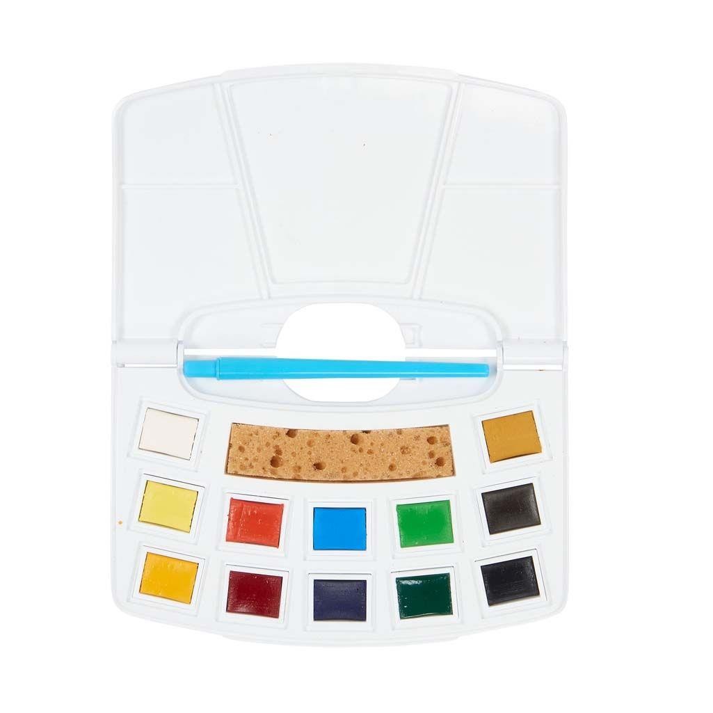 Caja acuarelas art creation 1-2 godet 12 unidades
