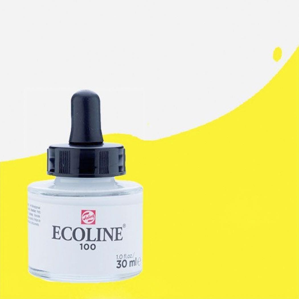 Acuarela liquida ecoline 30 ml amarillo limon