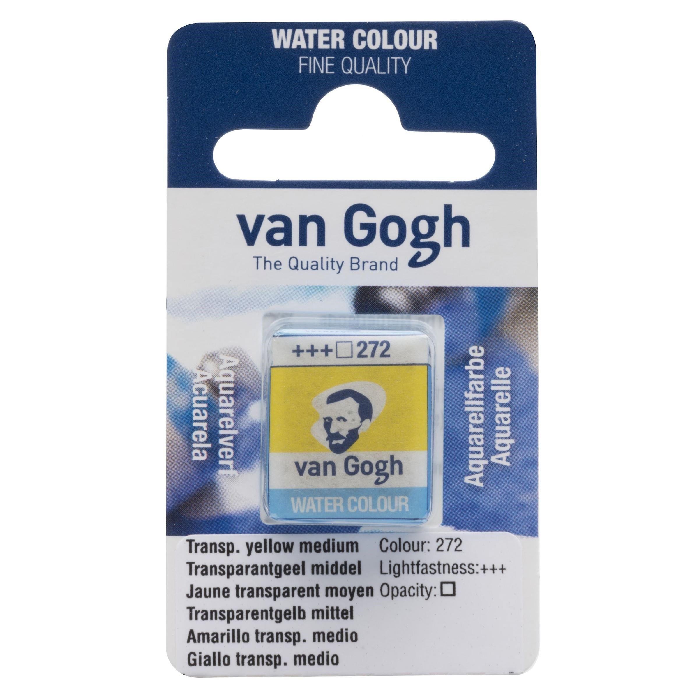 Acuarela van gogh 1-2 godet amarrillo transparente medio n272