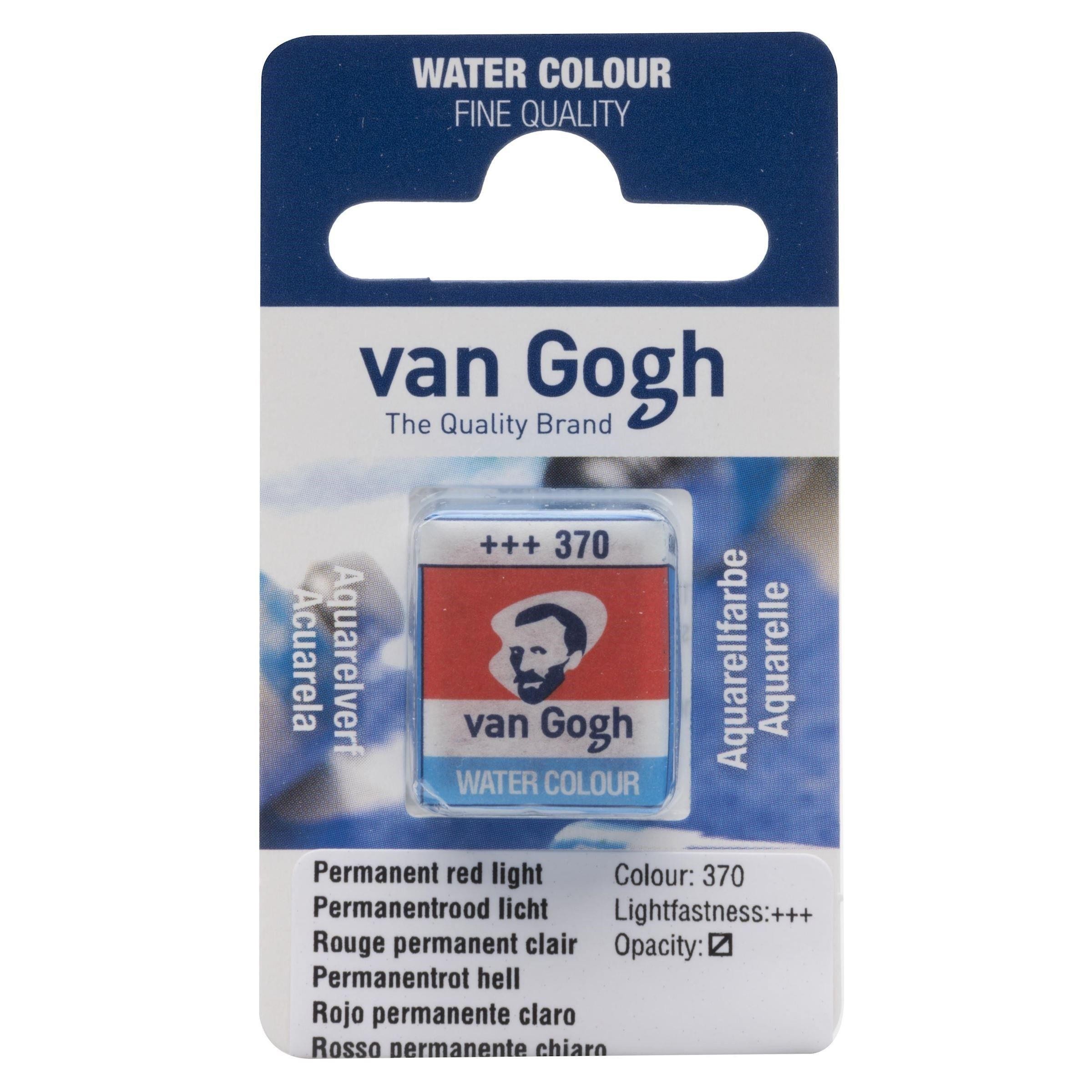 Acuarela van gogh 1-2 godet rojo permanente claro n370