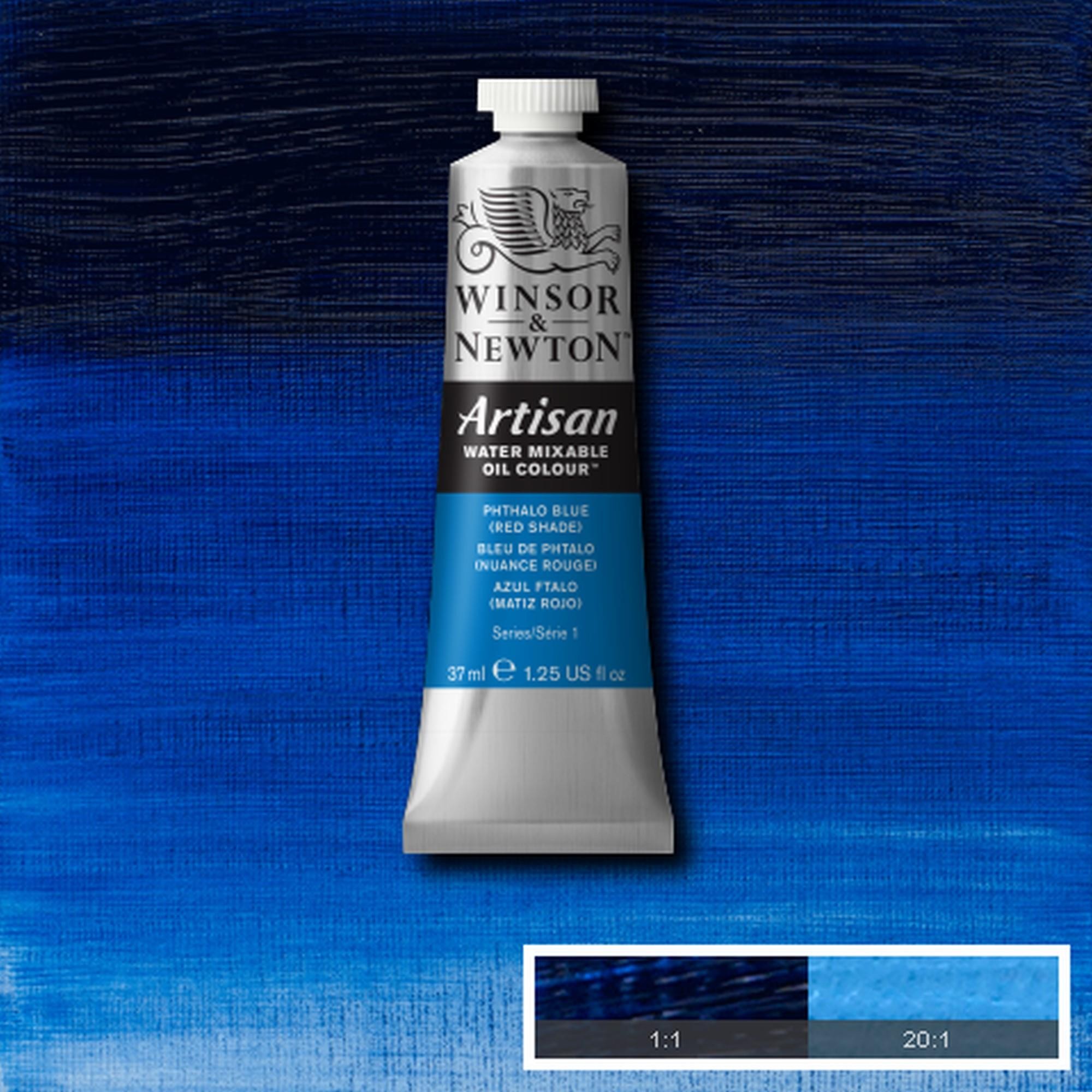 Oleo wn artisan al agua 37 ml azul ftalo matiz rojo n514