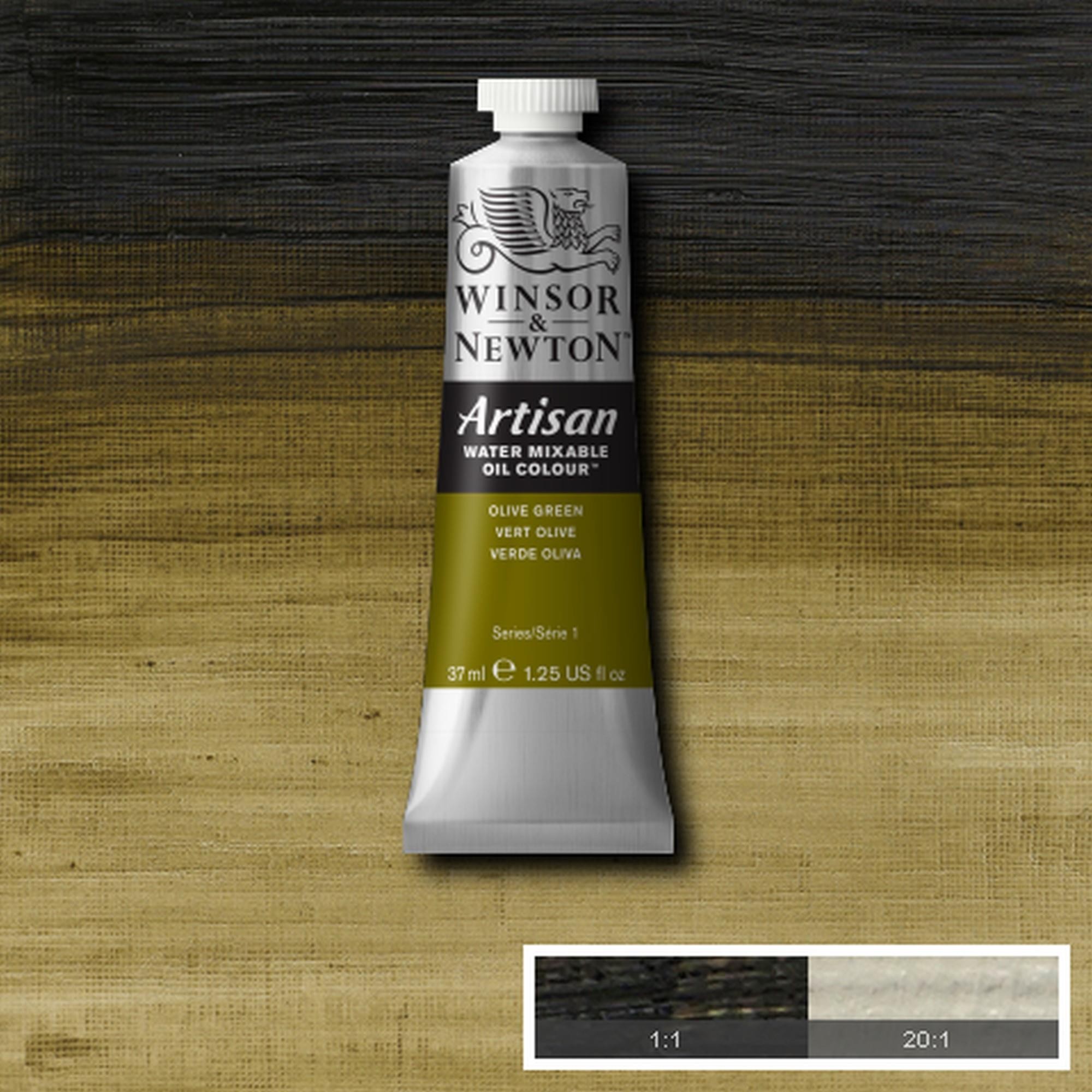 Oleo wn artisan al agua 37 ml verde oliva n447