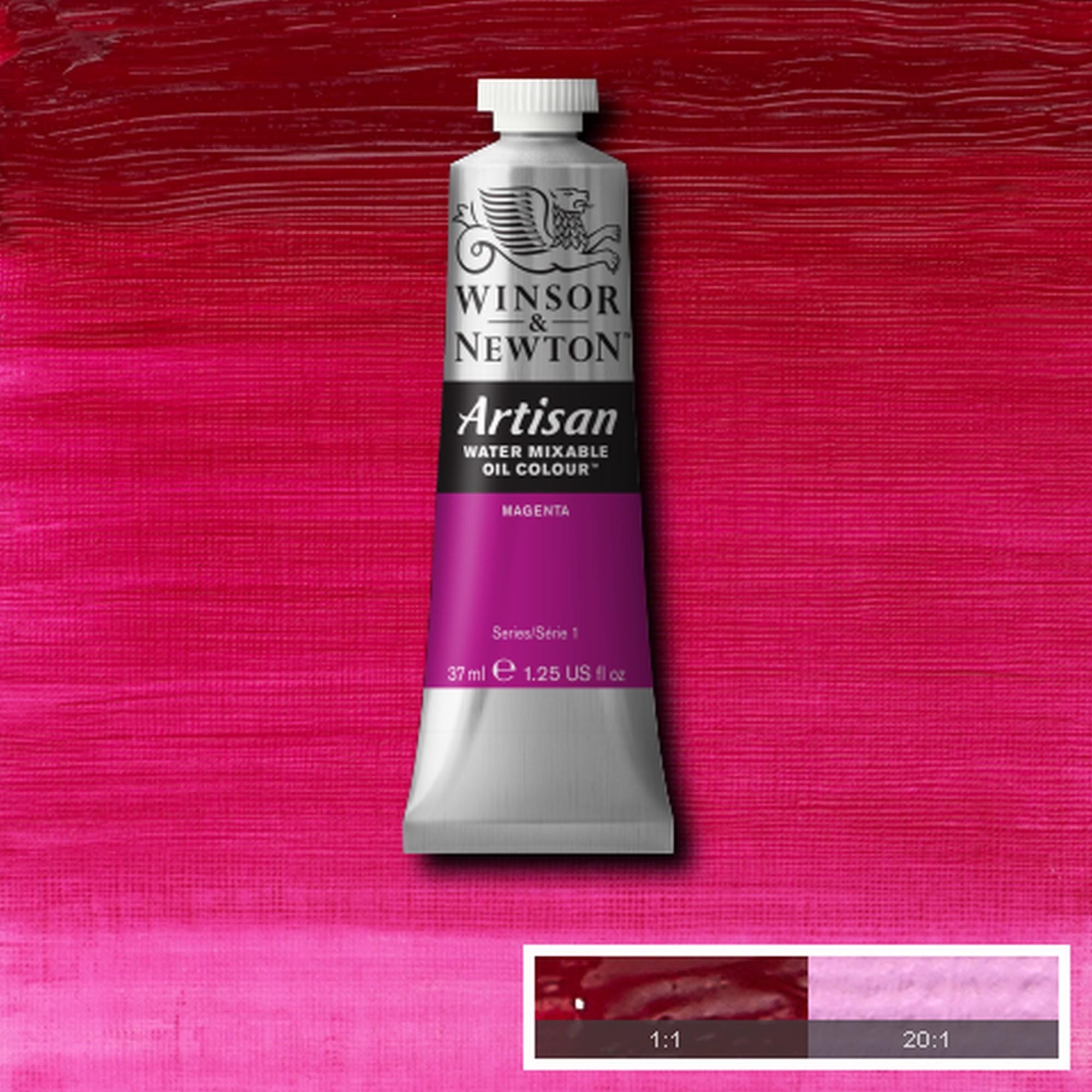 Oleo wn artisan al agua 37 ml magenta n380