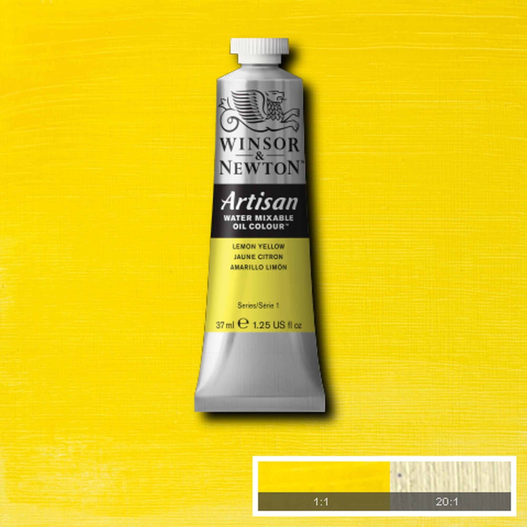 Oleo wn artisan al agua 37 ml amarillo limon n346
