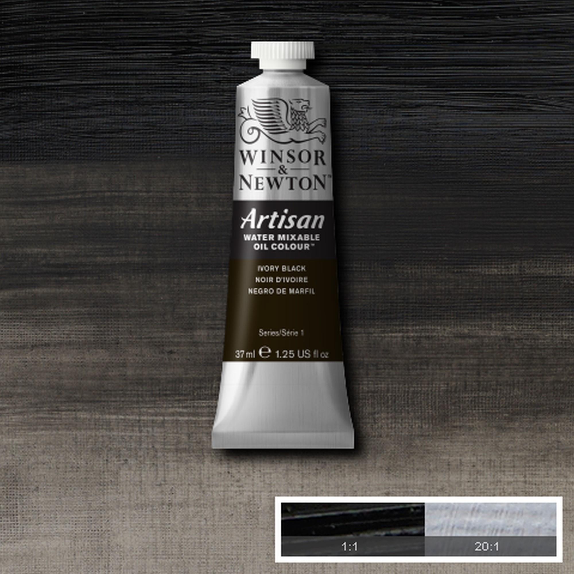 Oleo wn artisan al agua 37 ml negro de marfil n331