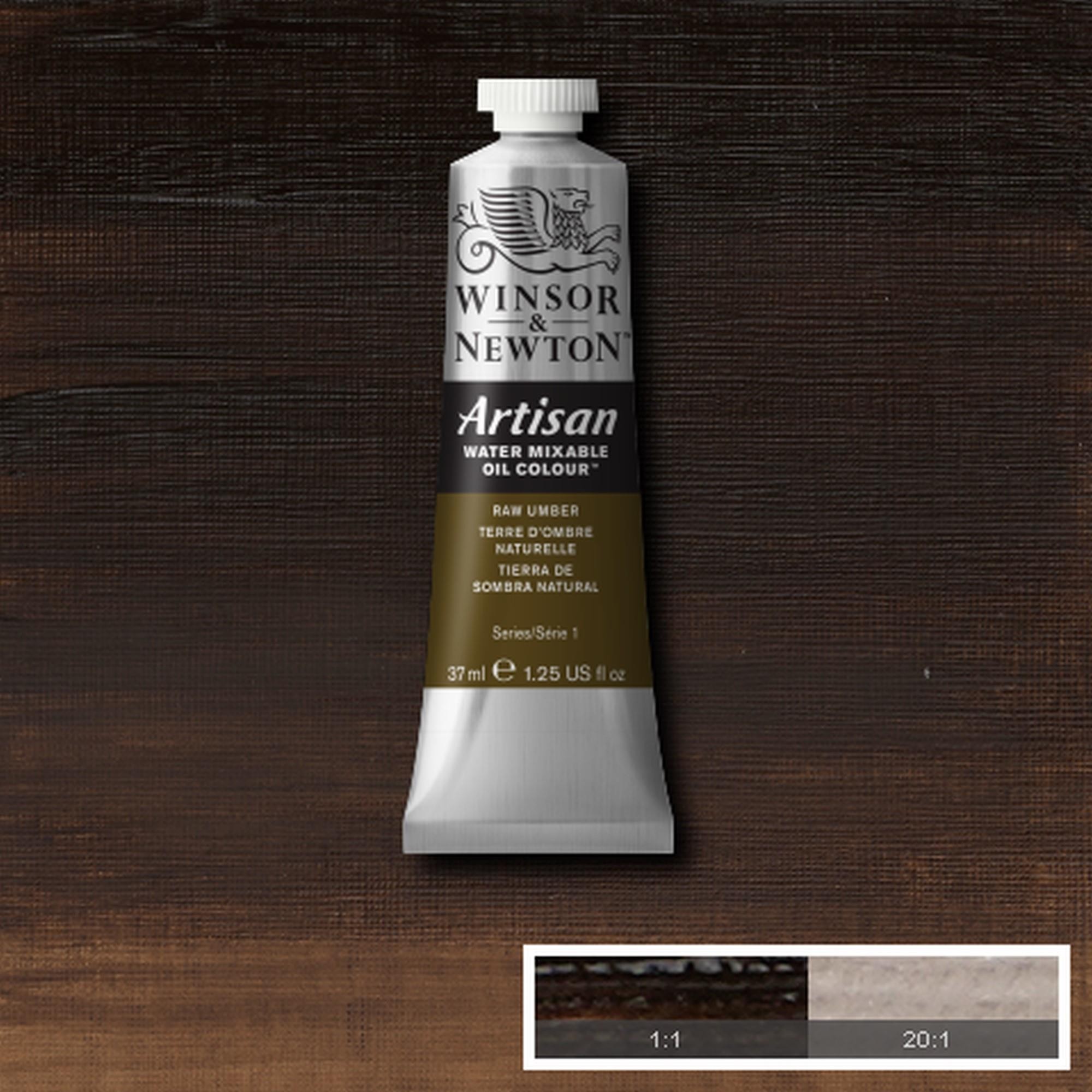 Oleo wn artisan al agua 37 ml tierra de sombra natural n554